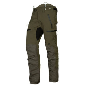 英國 Arbortec 專業進階版鏈鋸防護褲 AT4060 Breatheflex Pro Chainsaw Trousers Design A Class 1 | 橄欖綠